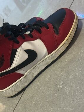 Nike Red Black White Mid Retro Basketball Sneaker